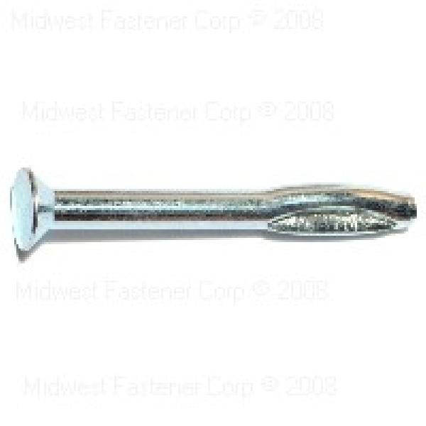 Midwest Fastener 09192 Split Drive Anchor, 1/4 in Dia, 2-1/2 in L, Zinc