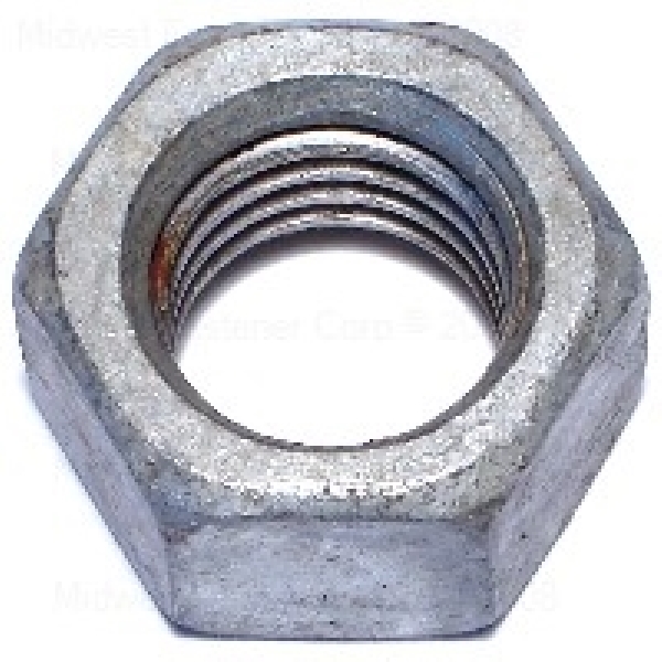 05620 Hex Nut, Coarse Thread, 3/4-10 Thread, Galvanized