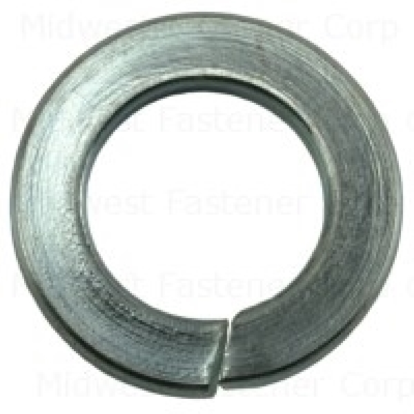 MIDWEST FASTENER 06861 Split Lock Washer, 10 mm ID, 2.2 mm Thick, Steel, Zinc, 2 Grade - 1