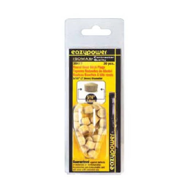 Eazypower 39417 Dowel Plug, Birch, 5/16 in Dia