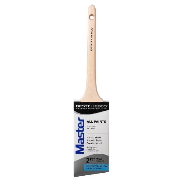 Master Paint Brush, Bestt Liebco, Angle Sash, 2 in, Polyester Bristle - 2