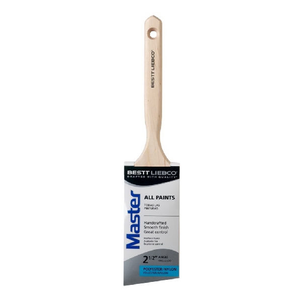 Master Paint Brush, Bestt Liebco, Polyester Bristle, 3 in, Angle Sash - 2