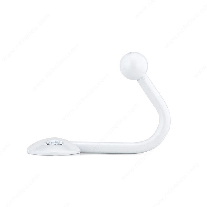 Richelieu BP8920130 Utility Hook, 1-9/16 in W, Metal, 22 lb, 1-13/16 in Projection, 2 pack - 3