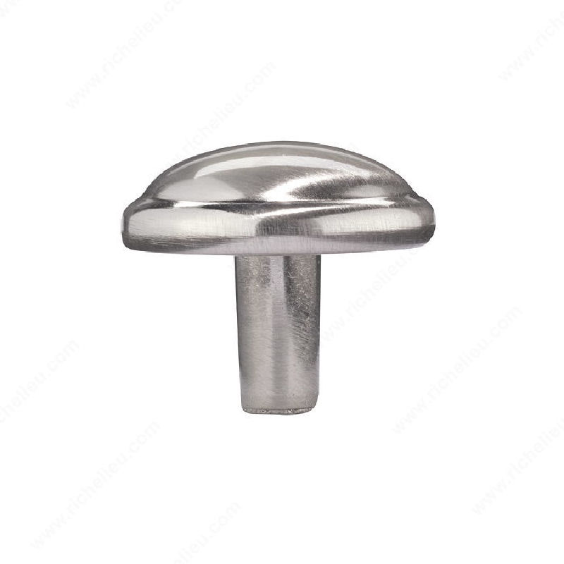 Richelieu BP0218195 Cabinet Knob, 15/16 in Projection, Metal, Brushed Nickel - 3