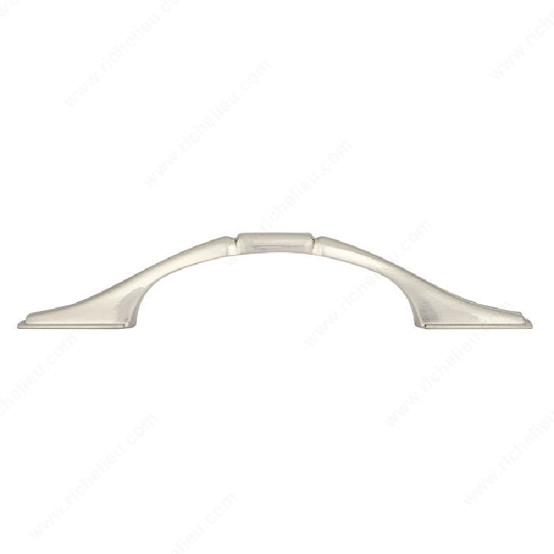 Richelieu BP30737195 Cabinet Pull, 4-7/8 in L Handle, 9/16 in H Handle, 15/16 in Projection, Metal, Brushed Nickel - 3