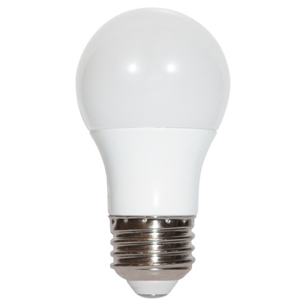 Satco S9033 Signature LED Bulb, General Purpose, 450 Lumens, 5.5 W, A15 Lamp, 40 W Equivalent, E26 Lamp Base, Dimmable