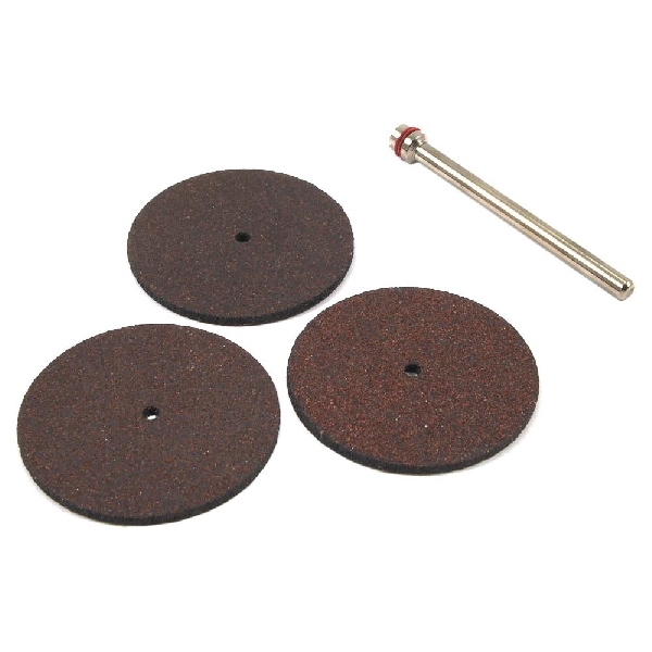 60222 Cut-Off Wheel Kit, 1-1/4 in Dia, 1/8 in Arbor