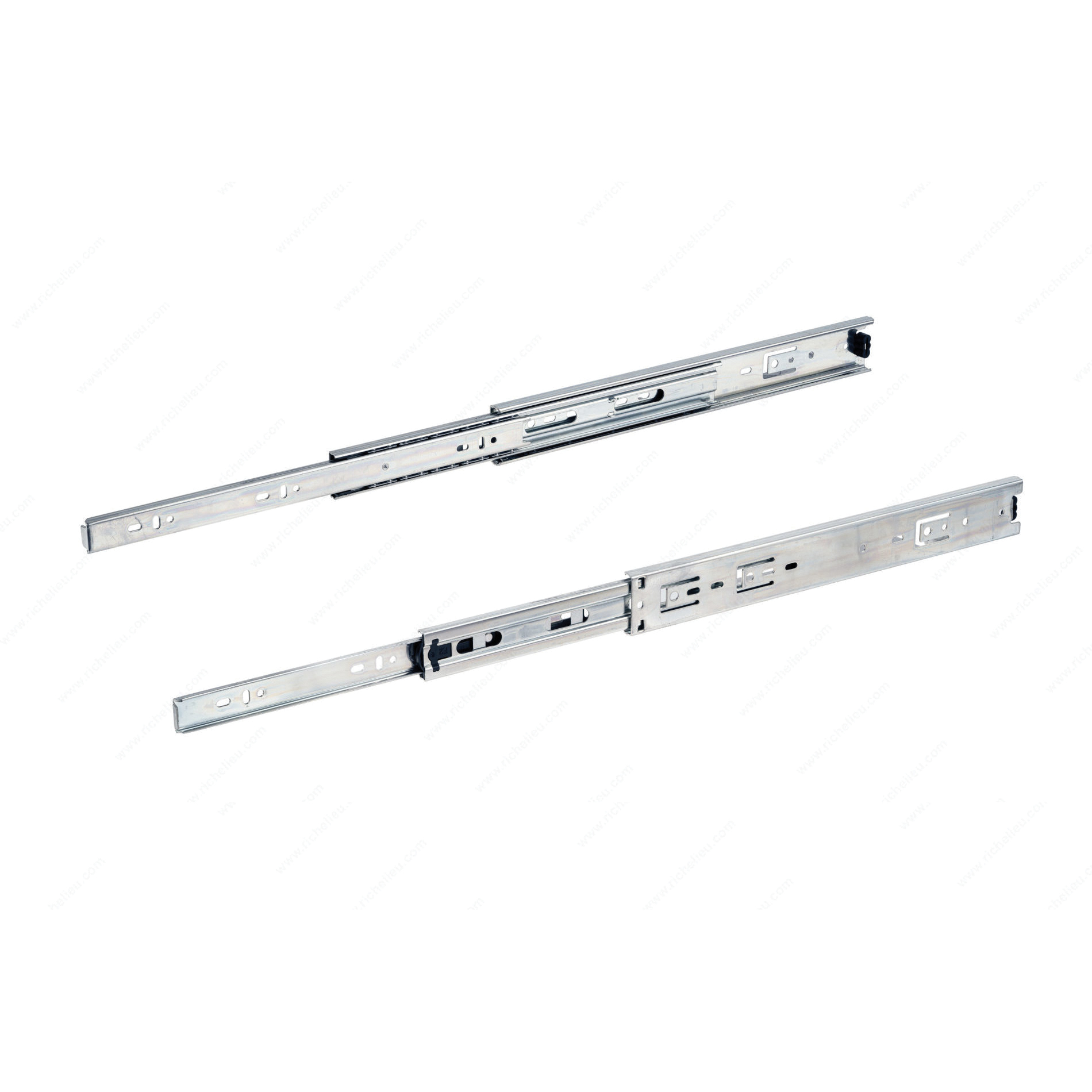 Onward TU997SC Series TU9907SC2G22 Drawer Slide, 75 lb, Side Mounting, 22 in L Rail, 1.79 in W Rail, Metal, Zinc-Plated - 2