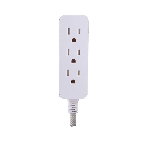 GE 37914 Extension Cord, Gray/White - 2
