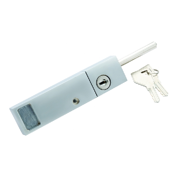 First Watch Security 5140 Sliding Door Lock, Keyed Key, Chrome
