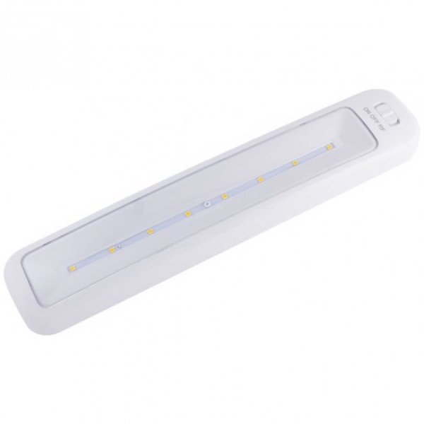 GE 17448 Light Bar with Remote, LED Lamp, 100 Lumens, 3000 K Color Temp, Plastic Fixture, White Fixture - 4