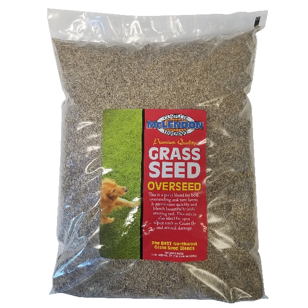 McLendon Hardware 82105 Grass Seed, Overseed, 5 lb - 1