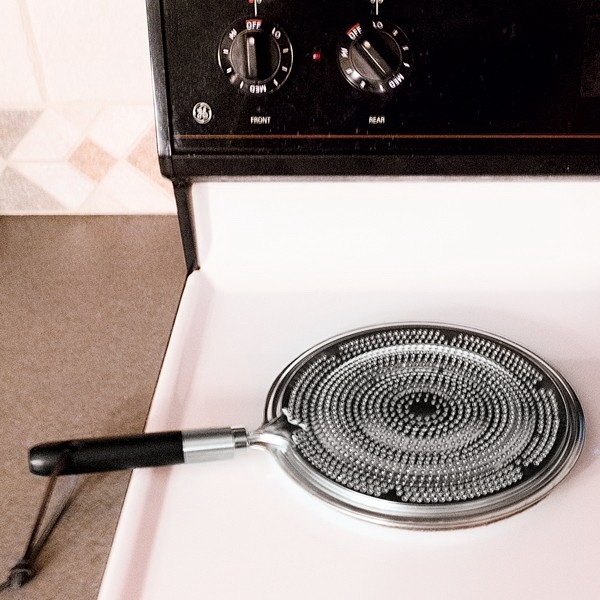 Norpro 144 Heat Diffuser, 8-1/4 in Dia, 13-1/2 in L, 3/4 in H, Tin - 2