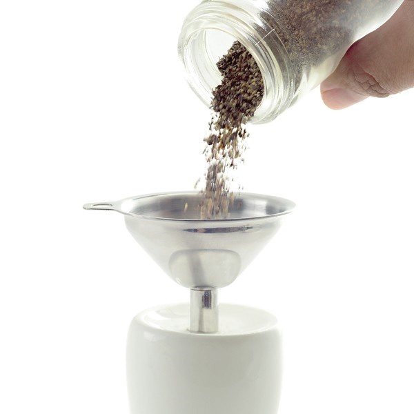 Funnel, 1/4, 3/8, 1/2 in Spout, Stainless Steel - 4