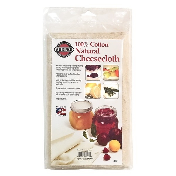 Norpro 367 Cheese Cloth, Cotton, White - 2