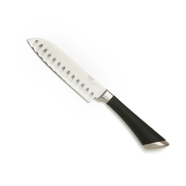 Norpro Kleve Series 1200 Santoku Knife, 5 in L Blade, Stainless Molybdenum Vanadium Steel Blade, ABS Handle - 1