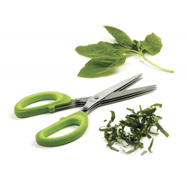 Norpro 1537 Herb Scissor with Blade Cleaner, 4 in L Blade, Stainless Steel Blade, Silicon Handle, Dishwasher Safe: Yes - 3