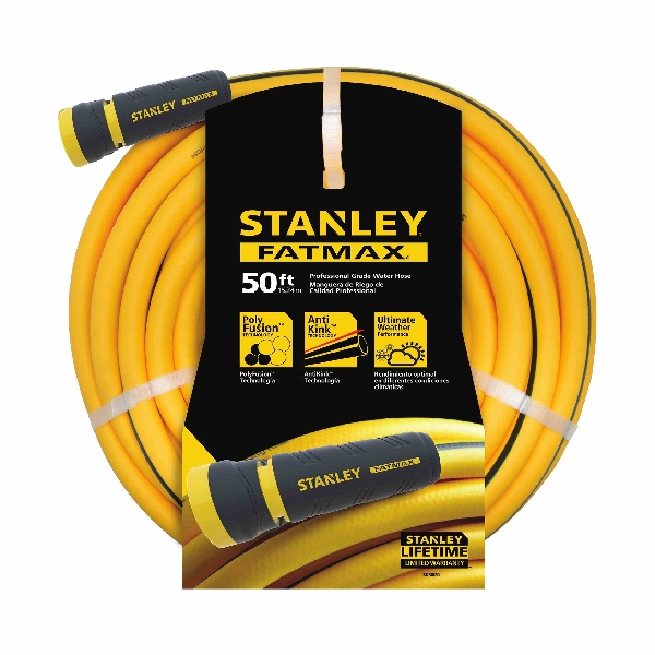 FATMAX BDS6650 Water Hose, 50 ft L, Yellow