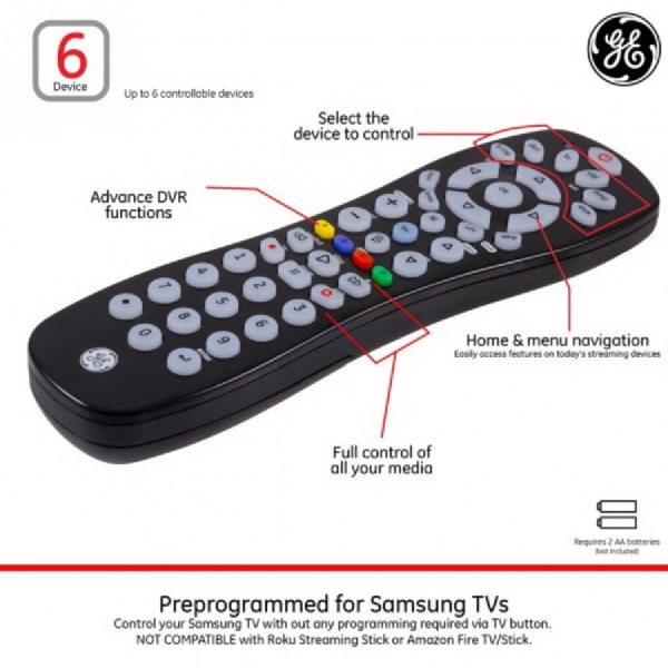 GE 34459 Universal Remote Control - Thumbnail 5