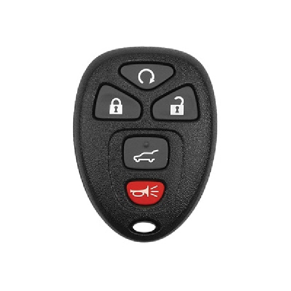 19GM908F Key Fob, 5-Button, Plastic