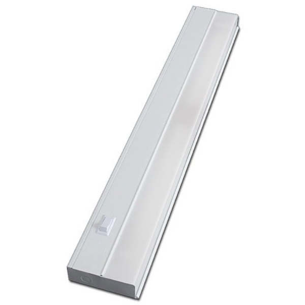 GE 16687 Under Cabinet Light Fixture, 13 W Lamp, 24 in L x 3-1/4 in W x 1 in D Dimensions, 120 VAC, 1-Lamp