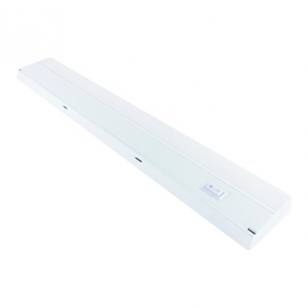 GE 16687 Under Cabinet Light Fixture, 13 W Lamp, 24 in L x 3-1/4 in W x 1 in D Dimensions, 120 VAC, 1-Lamp