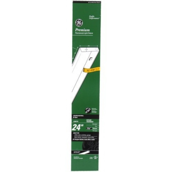 GE 16687 Under Cabinet Light Fixture, 13 W Lamp, 24 in L x 3-1/4 in W x 1 in D Dimensions, 120 VAC, 1-Lamp