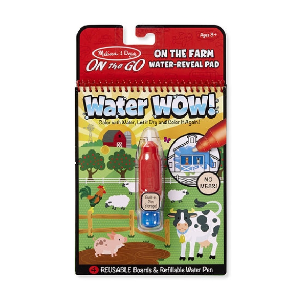 Melissa & Doug 9232 Water Wow! Farm, Paper, Multi-Color - 1