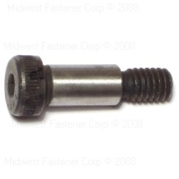 MIDWEST FASTENER 71603 Shoulder Bolt, 5/16-18 Thread, 3/4 in L, Socket Drive, Steel, Zinc, 4 PK - 1