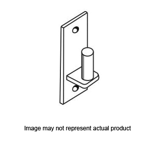 Gate Post Hinge for Chain Link, Master Halco, Flat Back for Wood Post, 5/8 in Pin, Galvanized - 1