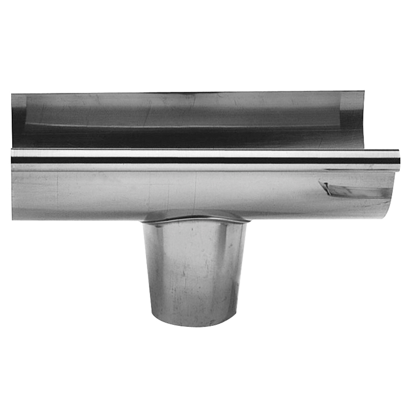 DE2653 Gutter, Half-Round, Steel, Galvanized