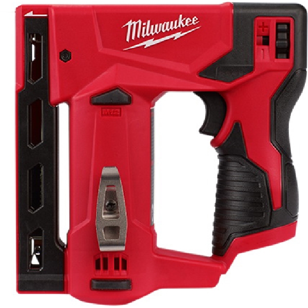 Milwaukee 2447-20 Crown Stapler, Tool Only, 1.5 Ah, 3/8 in W Crown, 1/4 to 9/16 in L Leg, Flat Crown Staple, 89 Magazine - 1