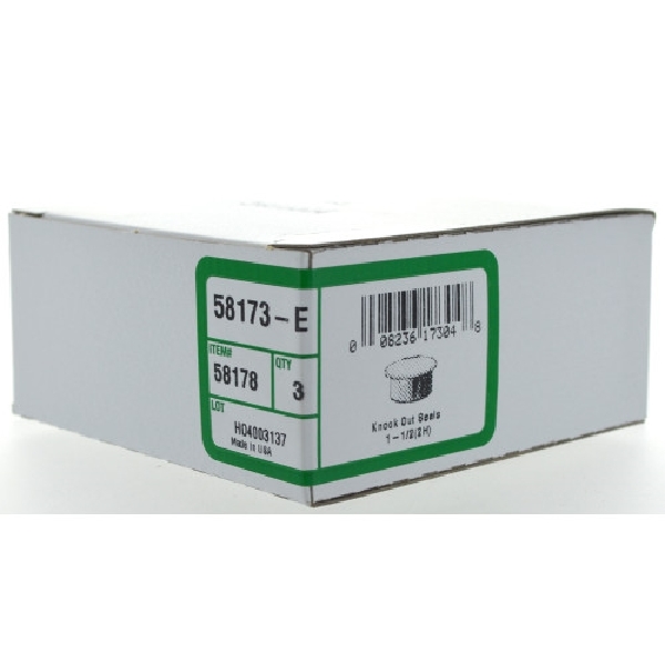 Nylon Knock-Out Seal, 1-1/2 in x Size For 2 in Diameter Hole, Hillman - 2