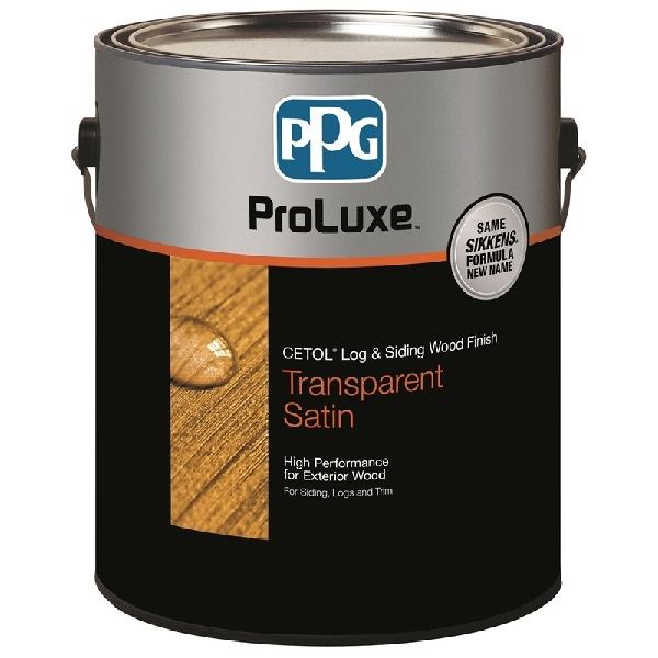 ProLuxe Cetol SIK42077 Wood Finish, Satin, Cedar, Liquid, 1 gal