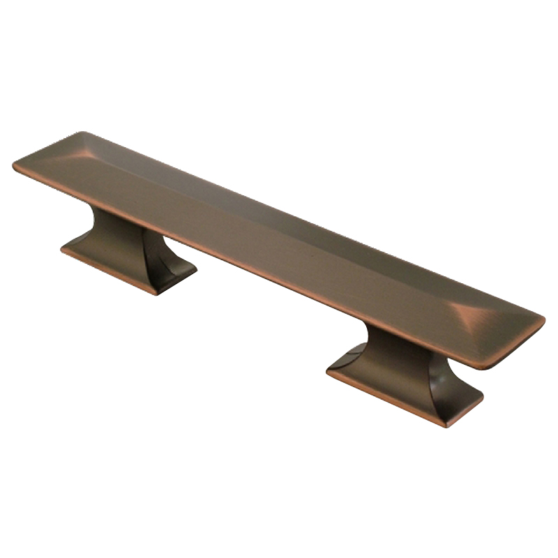Hickory Hardware Bungalow Series P2153-OBH Cabinet Pull, 5-5/8 in L Handle, 1-1/16 in H Handle, 1 in Projection, 10/PK
