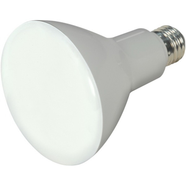 Satco S9620 LED Bulb, 120 V, 750 Lumens, 9.5 W, BR30 Lamp, 65 W Equivalent, E26 Lamp Base, Dimmable, Frosted