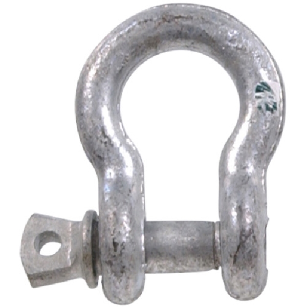 322052 Anchor Shackle Chain Link, 5/16 in Trade, 0.75 ton Working Load, Steel, Galvanized