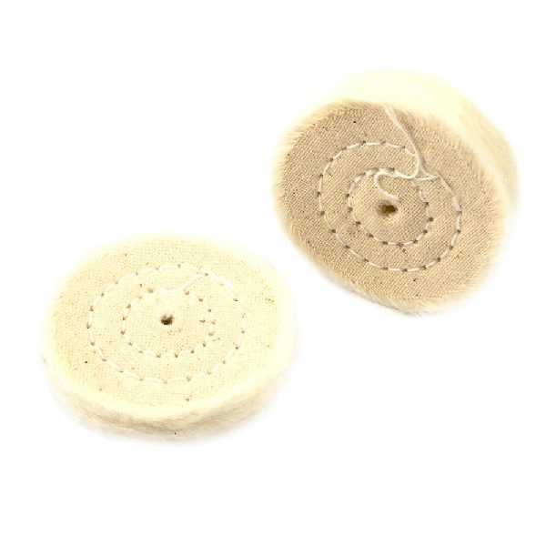 Forney 60206 Buffing Wheel, 1-1/2 in Dia, Cotton - 2