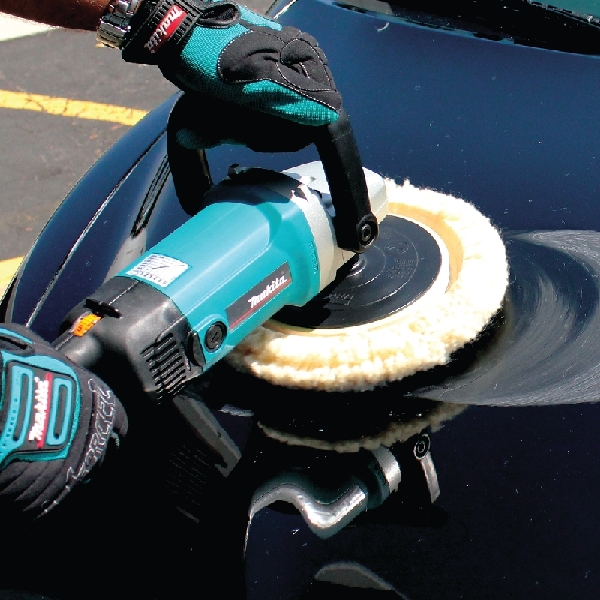 Makita 9227C Polisher, 10 A, 5/8 in Spindle, 7 in Pad/Disc - 3