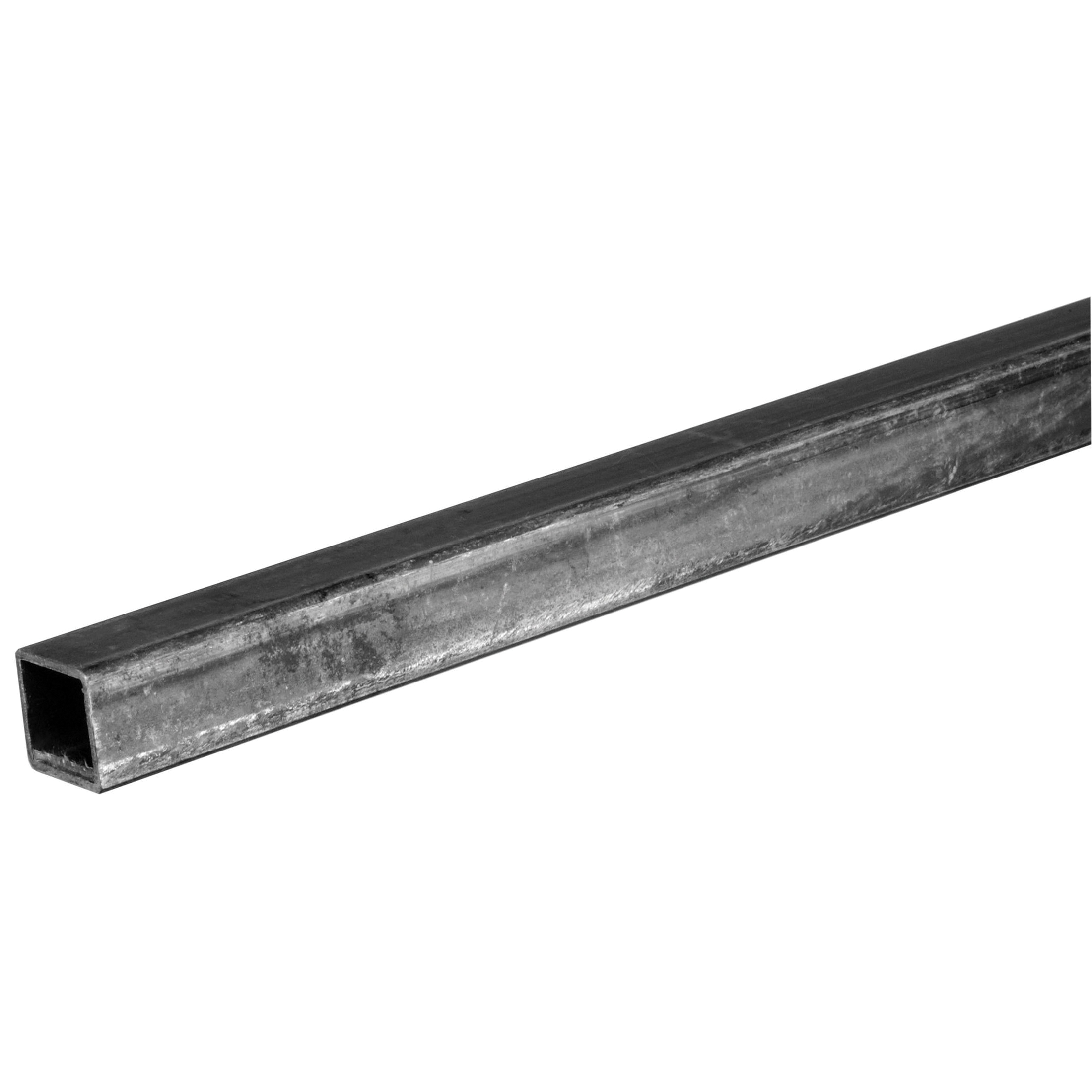 Steelworks 11735 Weldable Tube, Square, 3 ft L, 1/2 in W, 1/16 in, 15 ga Wall, Steel, Plain - 2
