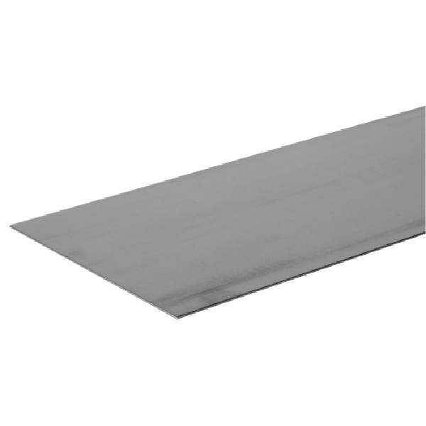 Hillman 11761 Metal Sheet, Silver, 16 ga Thick Material, 8 in W, 24 in L, Steel, Plain