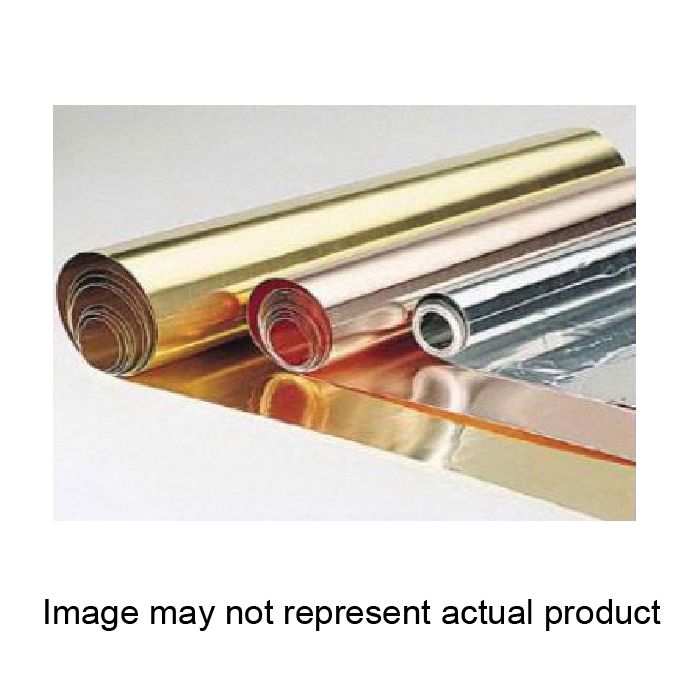K & S 6015 Decorative Foil Sheet, 40 ga Thick Material, 12 in W, 30 in L, Copper - 1