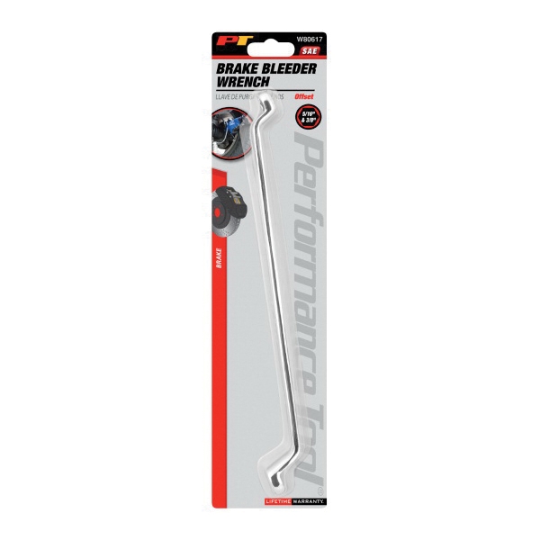 Performance Tool W80617 Wrench, SAE, 5/16 x 3/8 in Head, Alloy Steel, Chrome-Plated - 2