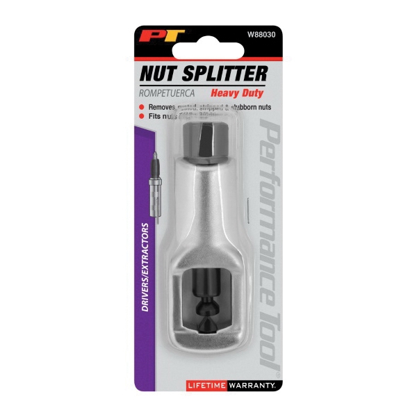 Performance Tool W88030 Heavy-Duty Nut Splitter, 7/16 to 3/4 in - 2