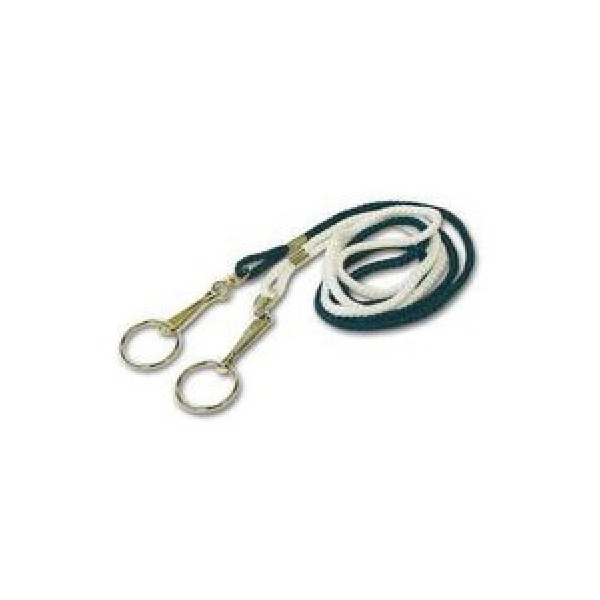 Hy-Ko KB356-BKT Lanyard with Clip-On Split Ring, 36 in L, Black/Blue/Red/White, Clip End - 1