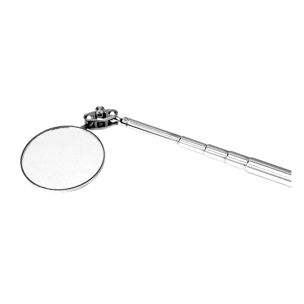 Performance Tool W9103 Telescoping Mirror, Round Mirror, 1-1/8 in Dia Mirror, 6-1/2 to 18-1/2 in OAL - 2