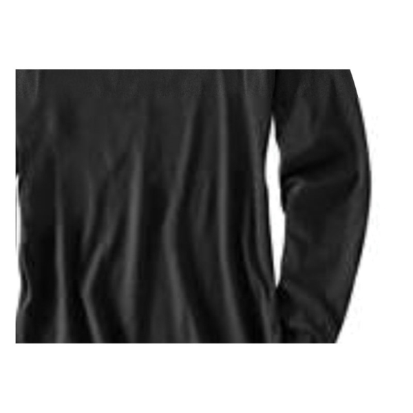 Carhartt K231-BLK-S-R T-Shirt, S, Fits to Chest Size: 34