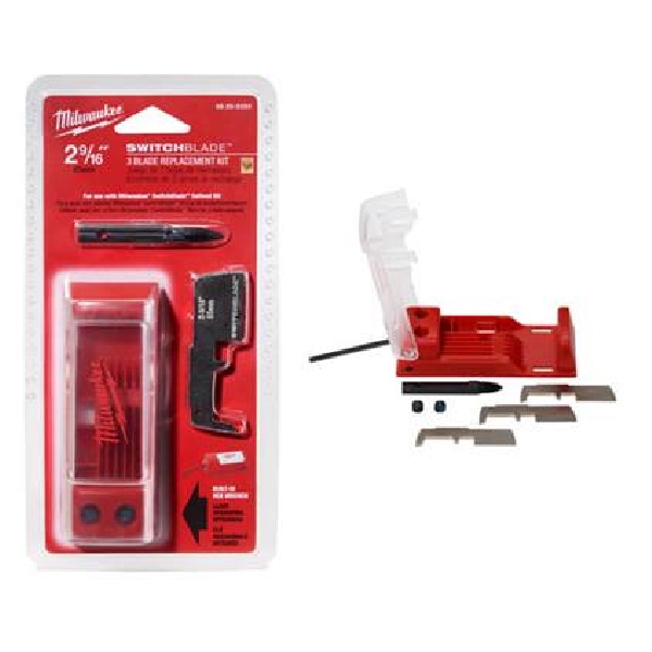 Milwaukee SWITCHBLADE Series 48-25-5250 Blade Replacement Kit, 2-9/16 in, 2.562 in L, Steel - 3
