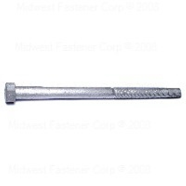 05456 Hex Bolt, 3/4-10 Thread, 12 in OAL, 2 Grade, Galvanized Steel, SAE Measuring, Coarse Thread