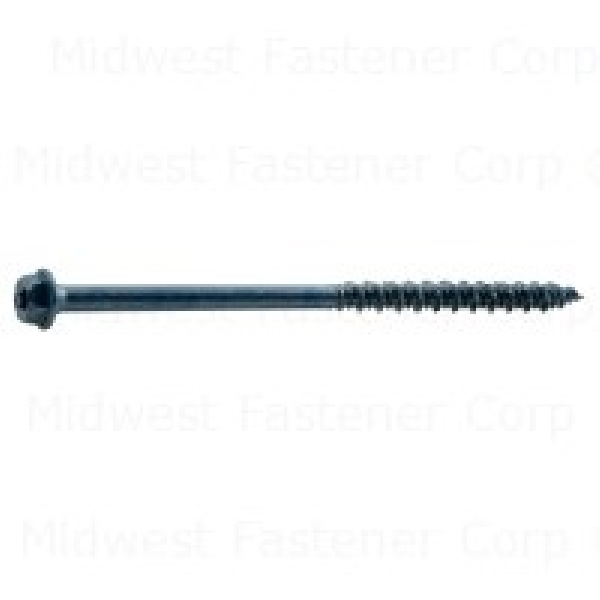 TorqueMaster 52457 Masonry Screw, 3/16 in Dia, 3-3/4 in L, Star Hex Head, 100/PK